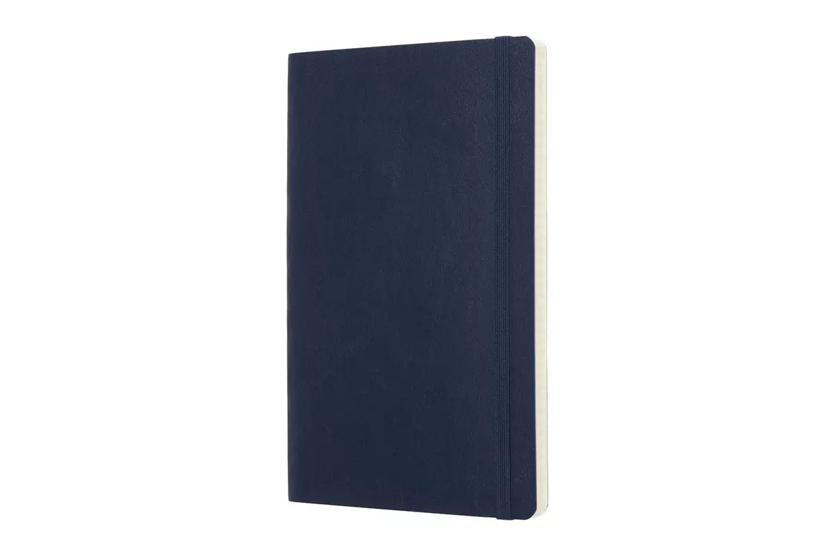 Een Moleskine Squared Soft Cover Notebook Large Sapphire Blue koop je bij Moleskine.nl